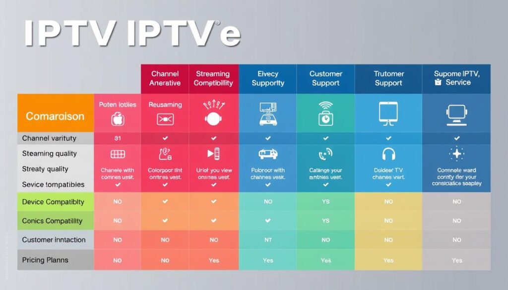 IPTV Service Features Comparison