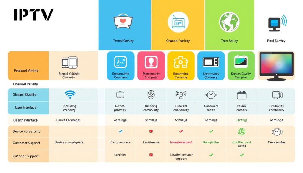 IPTV Service Features Comparison