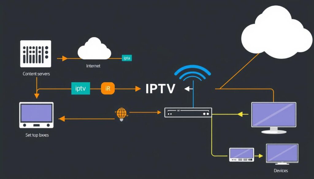 IPTV streaming technology diagram