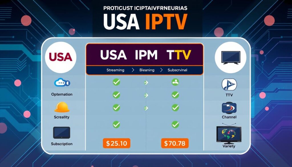 USA IPTV Services Comparison